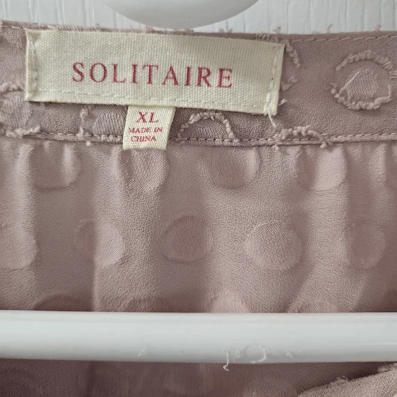 Solitaire Pink Textured Blouse - Picture 5 of 5